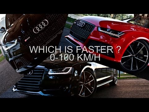 3x605hp smackdown! Which is faster? RS6/7 Performance or S8 Plus (2017)
