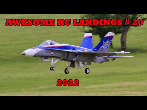 AWESOME RC LANDINGS - SPORTS & FIGHTER JETS ETC LANDINGS # 20 TBOBBORAP1 - 2022