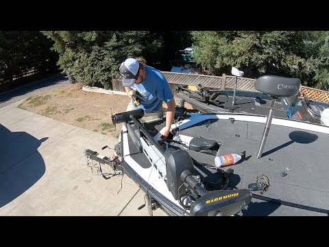 HOW TO INSTALL A TROLLING MOTOR | MINN KOTA ULTREX INSTALLATION