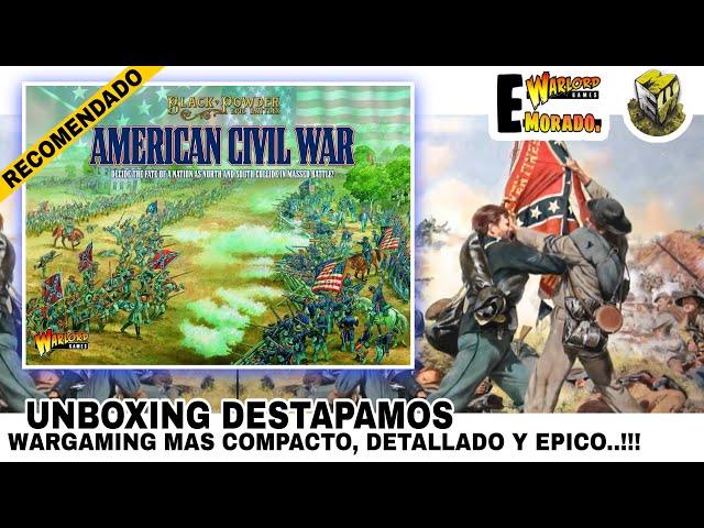 Vídeo relacionado con Warlord Games Black Powder Epic Battles - Marcadores de casualidad de la Guerra Civil Americana