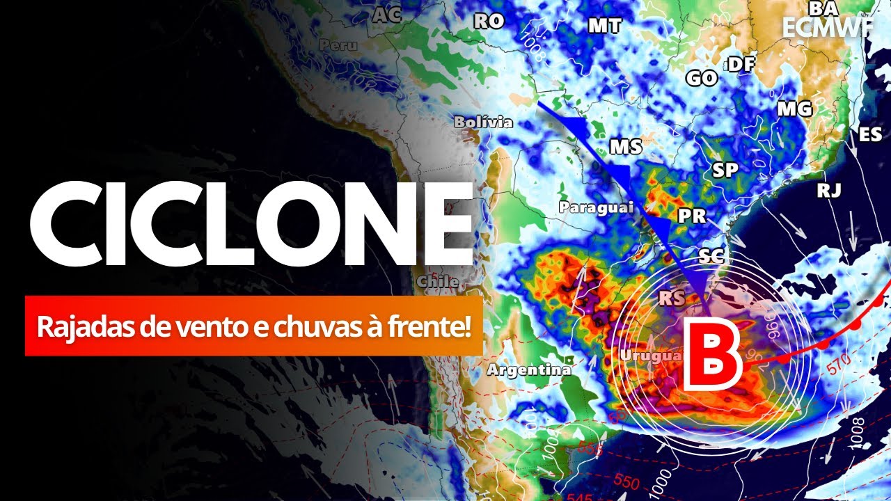 22/10/24 ALERTA: CICLONE INTENSO TRARÁ RAJADAS DE VENTO E CHUVAS NOS PRÓXIMOS DIAS