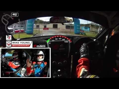RQ16 Mike Young Shakedown in-car - narration by Malcolm Read