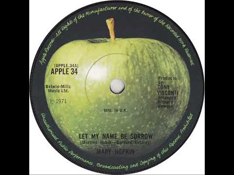 UK New Entry 1971 (136) Mary Hopkin - Let My Name Be Sorrow