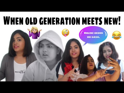 When old generation meets new | #hashtag