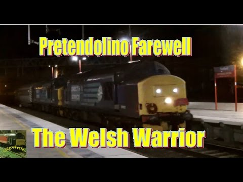 Farewell To The Pretendolino | DRS's 37682 & 37419 with The Welsh Warrior at Stafford 25/10/14