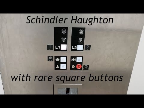VERY RARE Schindler Haughton Hydraulic Elevator @ Renaissance Hotel Entrance, Citiwalk, Toledo, OH