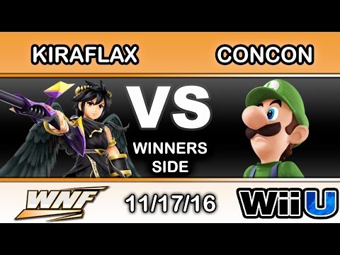 WNF 4.3 - Kiraflax (Dark Pit) Vs. SS | Mr. ConCon (Luigi) Winners Side - Smash Wii U