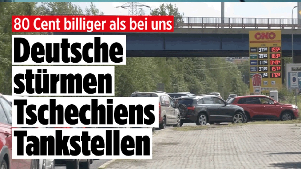 Sprit bis zu 80 Cent günstiger: Deutsche fahren für Tank-Schnäppchen nach Tschechien