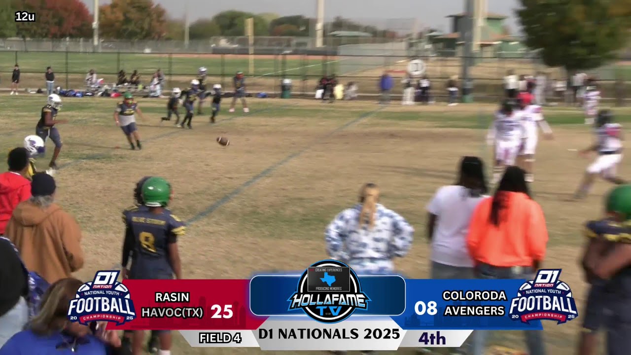 RAZIN HAVOC(TX) vs COLORADO AVENGERS (CO) 12u D1 NATION NATIONALS 2025