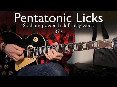 Excellently simple stadium filling lick - Lick Friday Week 372
