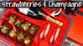 Strawberries & Champagne | Make at home!