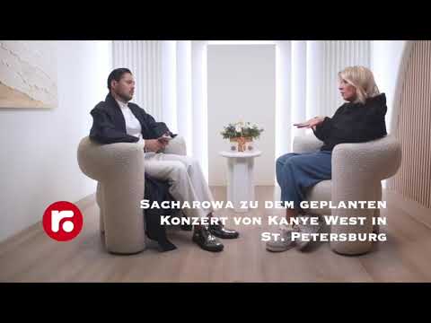 Sacharowa zu dem geplanten Konzert von Kanye West in St. Petersburg