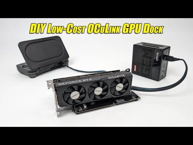 Vídeo relacionado con chenyang OCuLink PCIe PCI-Express SFF-8611 4i a SFF-8643 - Cable de datos SSD (50 cm)