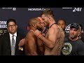 UFC 241: Weigh-in Faceoffs