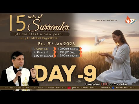 Listen to His Voice - 15 Acts of Surrender for 2026 - Day 9