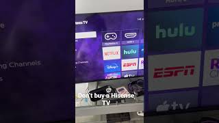 Hisense Roku TV lasted me 10 months 😂