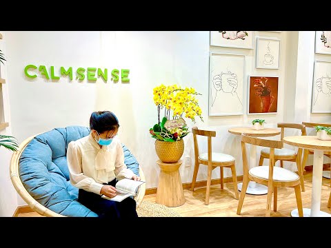 Quán Cafe Sách CalmSense Book Cafe Siêu Đẹp Siêu Dễ Thương