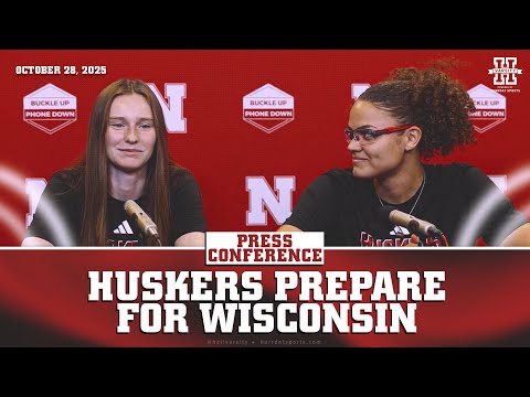 Bergen Reilly & Rebekah Allick Preview Wisconsin | Nebraska Volleyball Press Conference