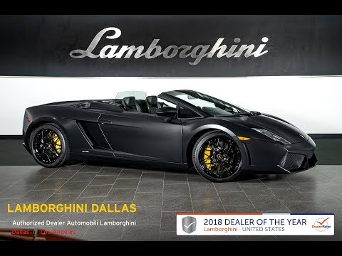 2010 Lamborghini Gallardo LP 560-4 Spyder Nero Nemesis L1100