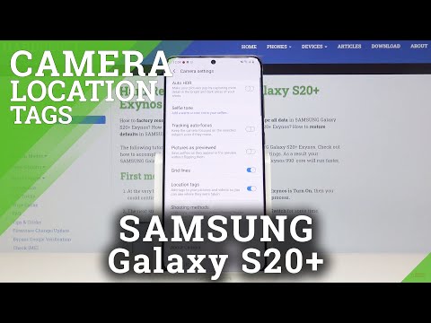 How to Add Location Tags to Photo in Samsung Galaxy S20+