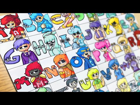 Drawing Alphabet Lore-Real Life ALL / Humanized Alphabet Lore/ABCDEFGHIJKLMNOPQRSTUVWXYZ