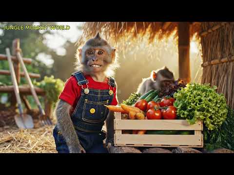 Milo’s Day on the Farm: From Seeds to Smiles | JUNGLE MONKEY WORLD