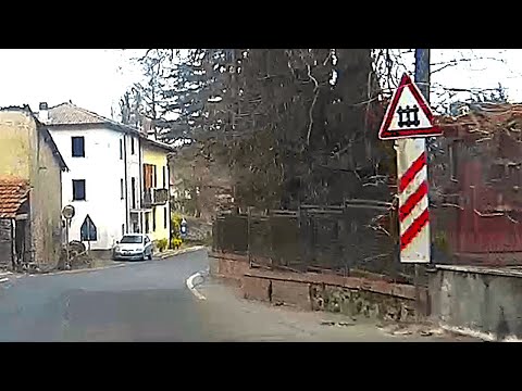 Passaggio a livello Visone (AL) Via Martiri Libertà #passaggioalivello #levelcrossing #bahnübergang