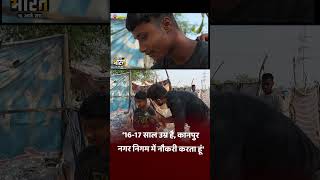Ground Report Kanpur: ‘16-17 साल उम्र है, कानपुरनगर निगम में नौकरी करता हूं’