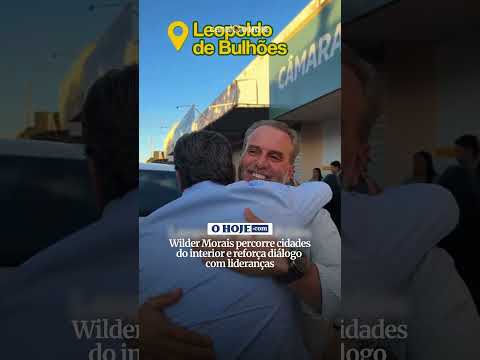 Wilder Morais percorre cidades do interior e reforça diálogo com lideranças
