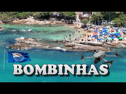 Praias de Bombinhas Santa Catarina em 4K com o drone DJI Air 3