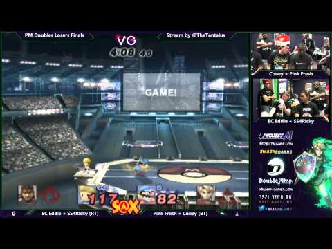 S@X Monthly 8/30 - Project M Doubles Losers Finals - Coney + Pink Fresh vs EastCoastEddie + SS4Ricky