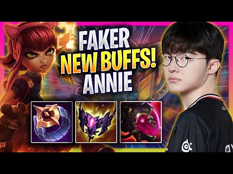 FAKER TRIES ANNIE WITH NEW BUFFS! - T1 Faker Plays Annie MID vs Azir! | Season 2025