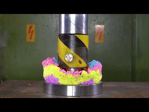 Best Reverse Hydraulic Press Moments - Crushing