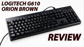 Video thumbnail for Logitech G610 Orion Brown Review by Damir Franc