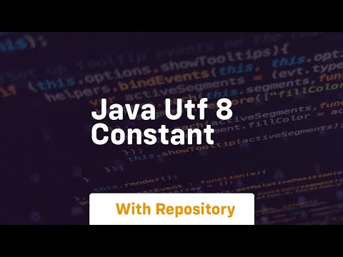 Java Utf 8 Constant