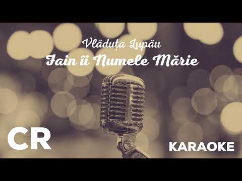 Vlăduța Lupău - Fain îi Numele Mărie (Negativ / Karaoke)
