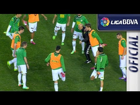 Calentamiento del Elche CF