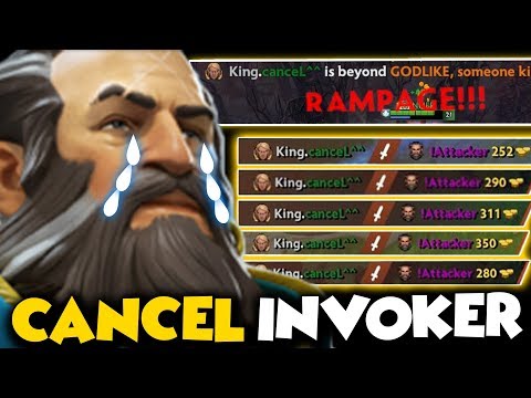 Noone SHOULD WATCH THIS - Cancel Invoker DESTROYED Attacker Kunkka | WTF EASIEST RAMPAGE!!