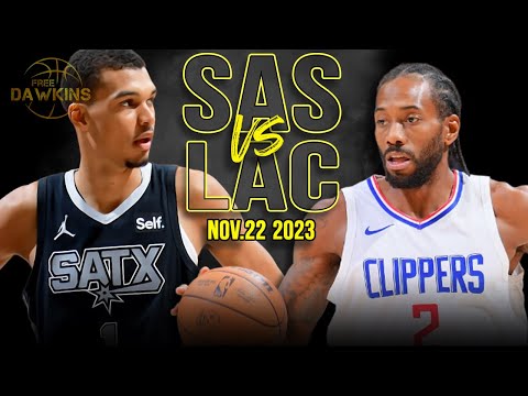 San Antonio Spurs vs Los Angeles Clippers Full Game Highlights | Nov 22, 2023 | FreeDawkins