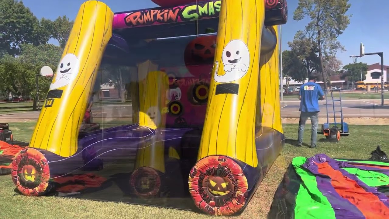 Axe throwing with a Halloween Twist