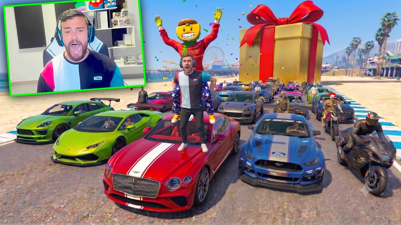LA CARRERA DEL REGALO SORPRESA *ME ENCANTA* - GTA 5 ONLINE
