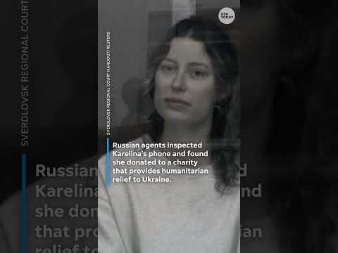 American Ksenia Karelina released from Russia in prisoner swap #Shorts