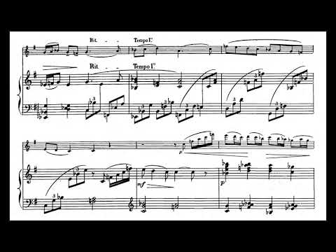 Philippe Gaubert - Madrigal (1908) [Score]