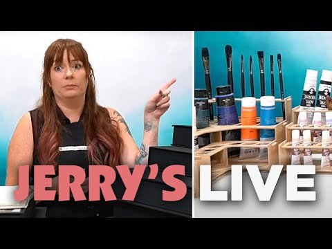 Jerry’s LIVE Episode #207: Artist Studio Organization