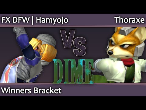 DIME 15 Melee - FX DFW Hamyojo (Sheik) vs Thoraxe (Fox) - Winners Bracket
