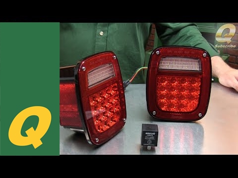 Quadratec LED Tail Lights for Jeep Wrangler and CJ
