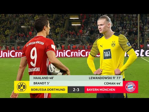 The Day Lewandowski Showed Erling Haaland Who Is The Boss