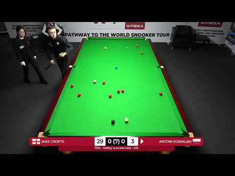 Jake Crofts vs Antoni Kowalski quarter final WSF junior championship 2022
