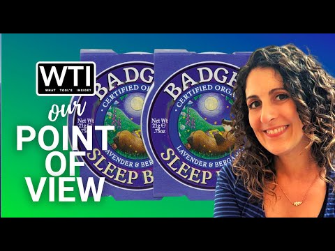 Badger Natural Sleep Balm - WTI product video review