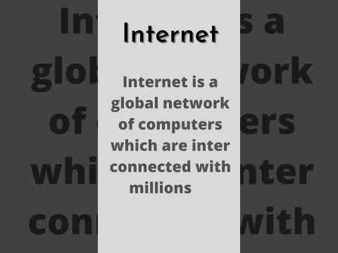 internet | what is internet